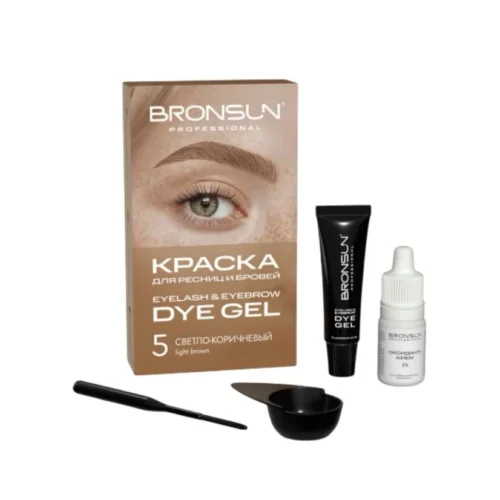BRONSUN Eyebrow and Eyelash Tinting Kit | Light Brown N5