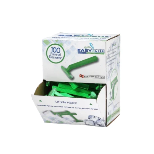 EASY PRO סכיני גילוח חד פעמיים 100pcs