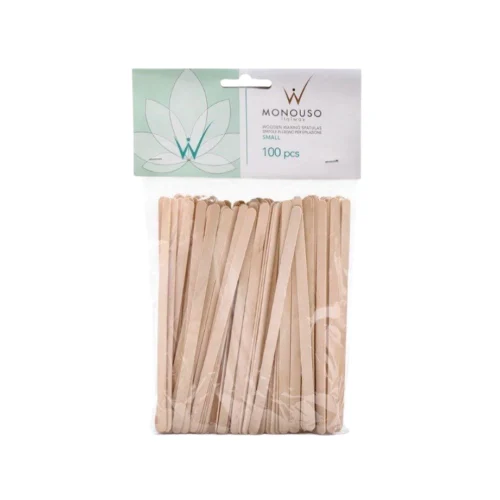 ItalWax Narrow Wooden Wax Spatulas 100pcs