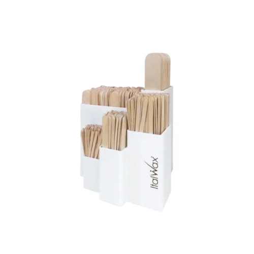ItalWax Branded Wooden Spatula Holder Empty