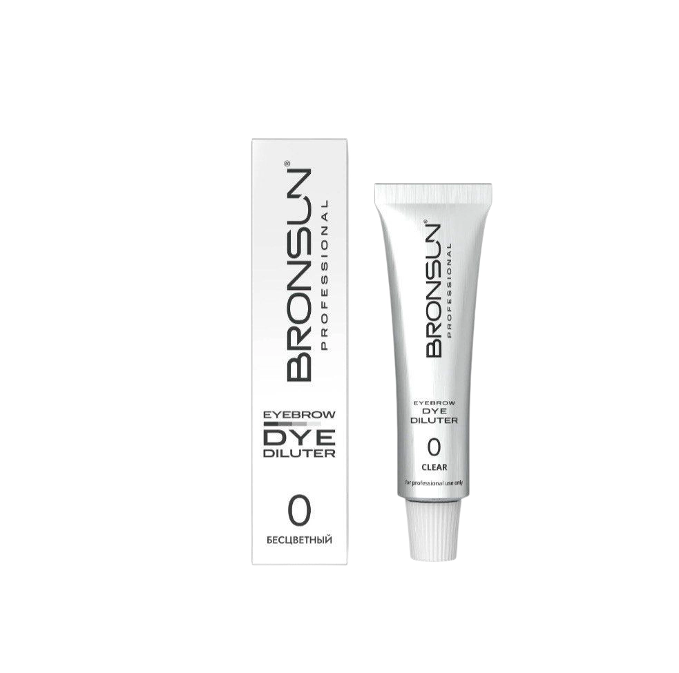 BRONSUN NUDE RANGE Clear #0 مخفف صبغة الحواجب 15ml