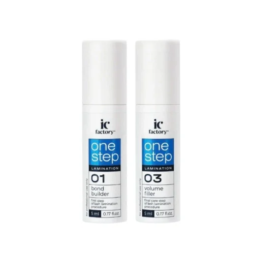 IC FACTORY ONE STEP Lash Lift Kit Bond Builder + Volume Filler 2×5ml