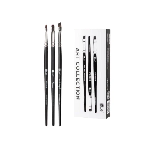 InLei Art Collection Professional Lash and Brow Brush Set 3pcs