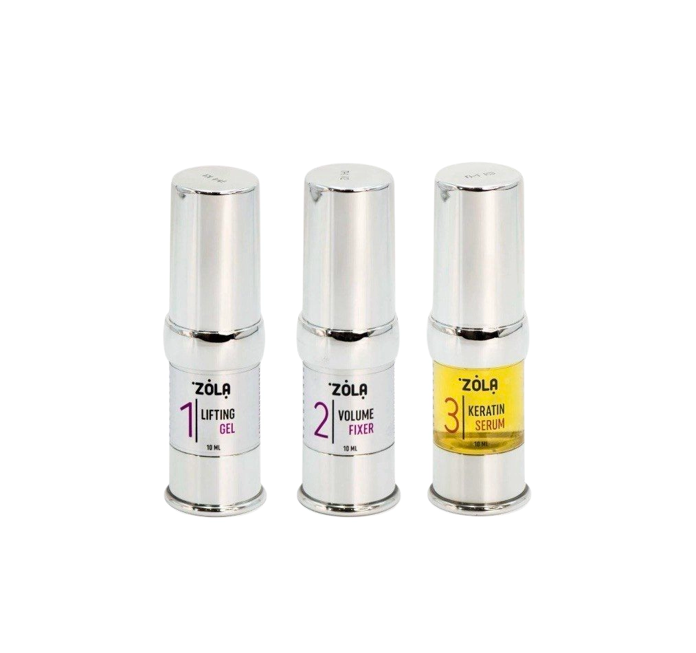 ערכת ZOLA Silver Brow & Lash Lamination System להרמת גבות וריסים