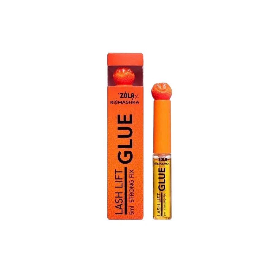 דבק כתום ZOLA x ROMASHKA Strong Fix להרמת ריסים 5ml