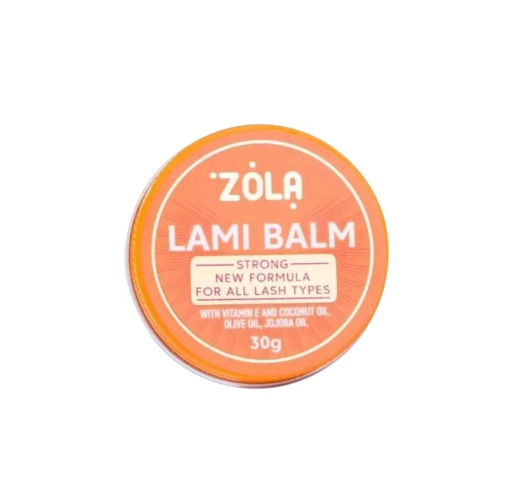 באלם ZOLA Lami Balm Orange להרמת ריסים בניחוח הדרים 30g