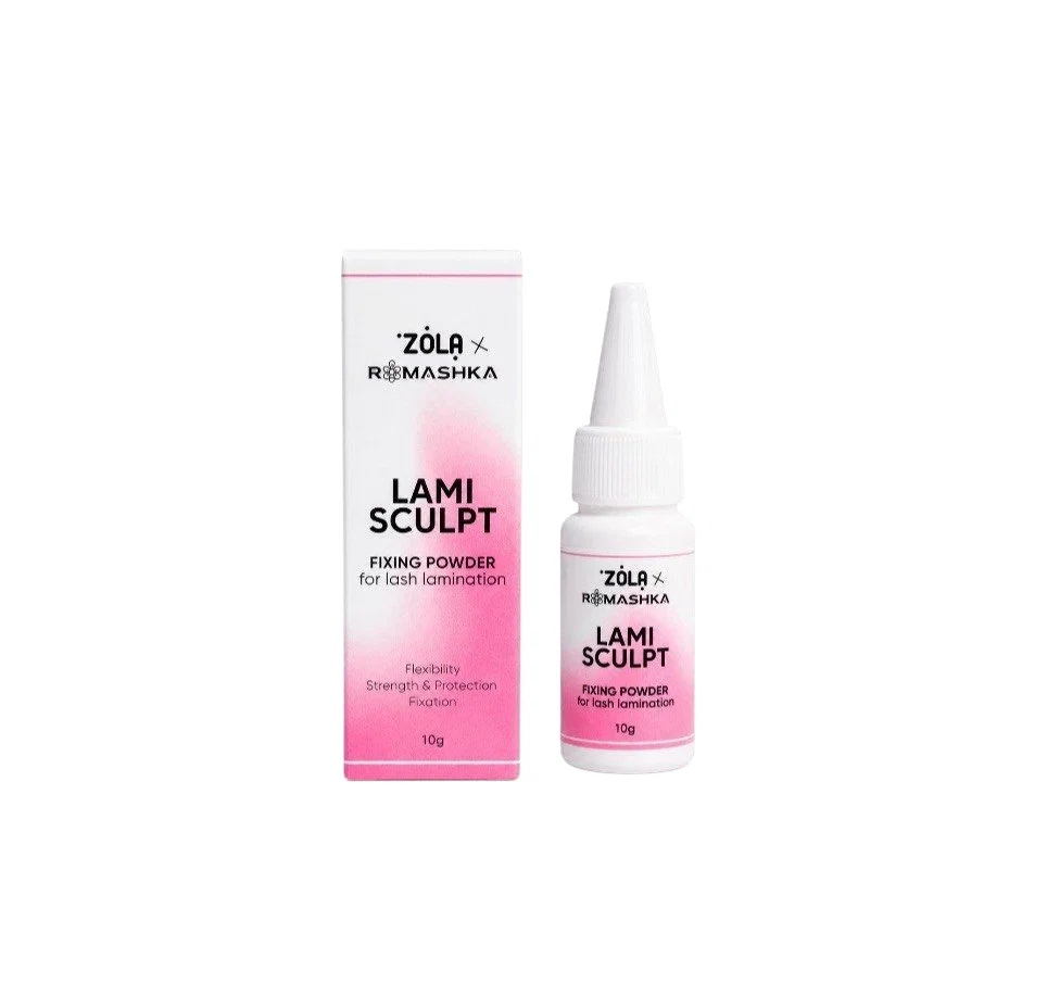 אבקת קיבוע ZOLA x ROMASHKA LamiSculpt להרמת ריסים 10g