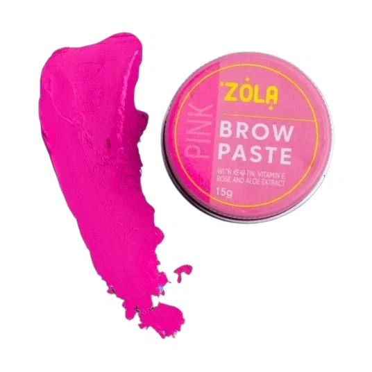 משחת סימון ורודה ZOLA לעיצוב גבות 15g