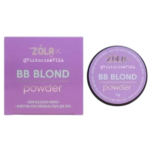 אבקת הבהרה סגולה ZOLA VIKTORINA VIKA BB Blond לגבות 10g