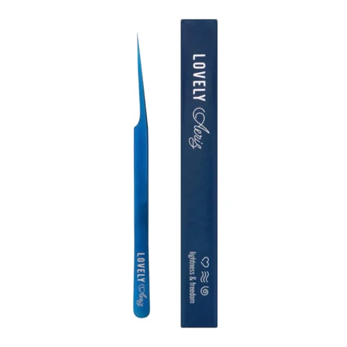 Lovely Aeris Straight Bent Lash Extension Tweezers