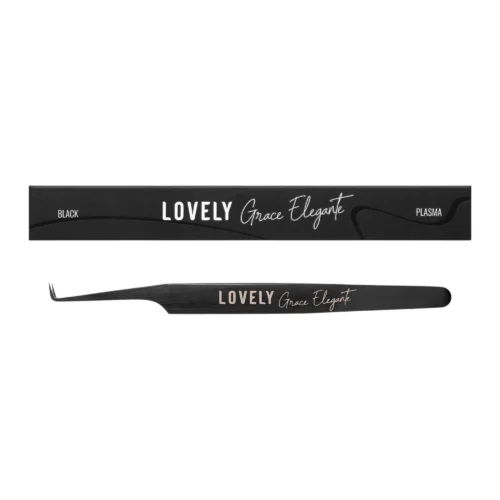 Eyelash extension tweezers Lovely NanoFiber, type G, 5 mm