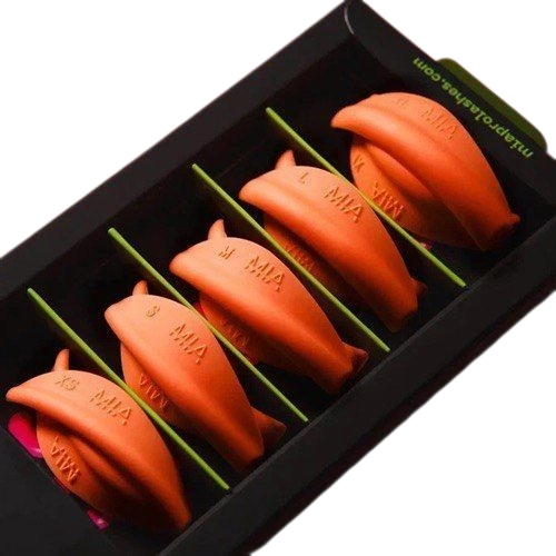 MIA PRO LASHES PRO MAX Orange Lash Lift Shields – 5 Pairs