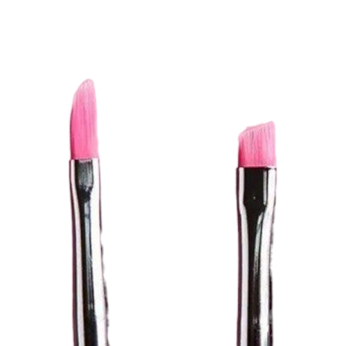 סט שתי מברשות מקצועיות לריסים ולגבות – MIA PRO LASHES No. 2 & No. 3