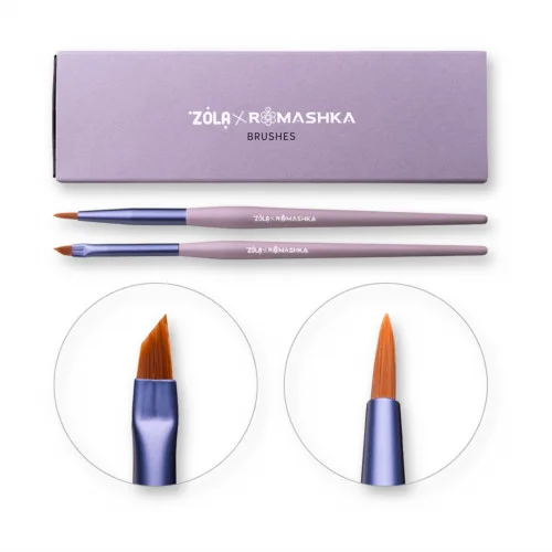 ZOLA x ROMASHKA Professional Brow & Lash Brush Set