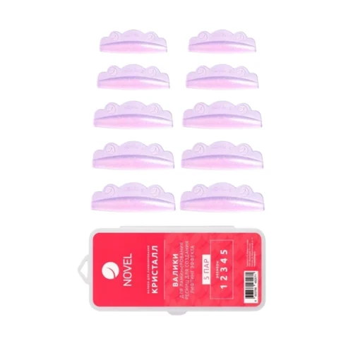 NOVEL Crystal Lash Lift Silicone Shields – 5 Sizes