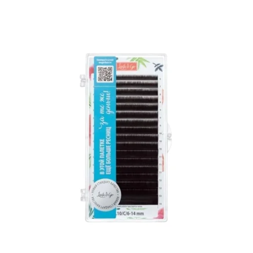 ריסים חומים להלחמת ריסים ⁨LASH&GO Mokka MIX⁩ – 17 שורות