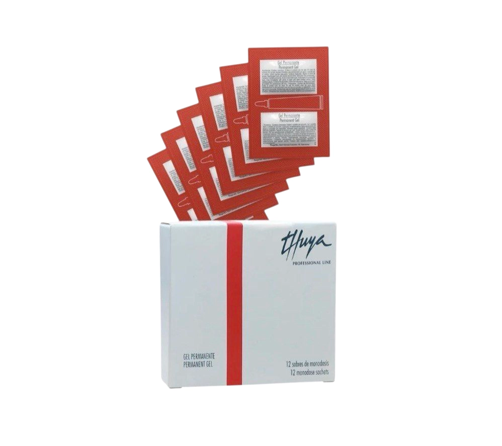 שלב 1 פרמננט ג'ל Thuya להרמת ריסים וגבות – 6 שקיות × 2ml